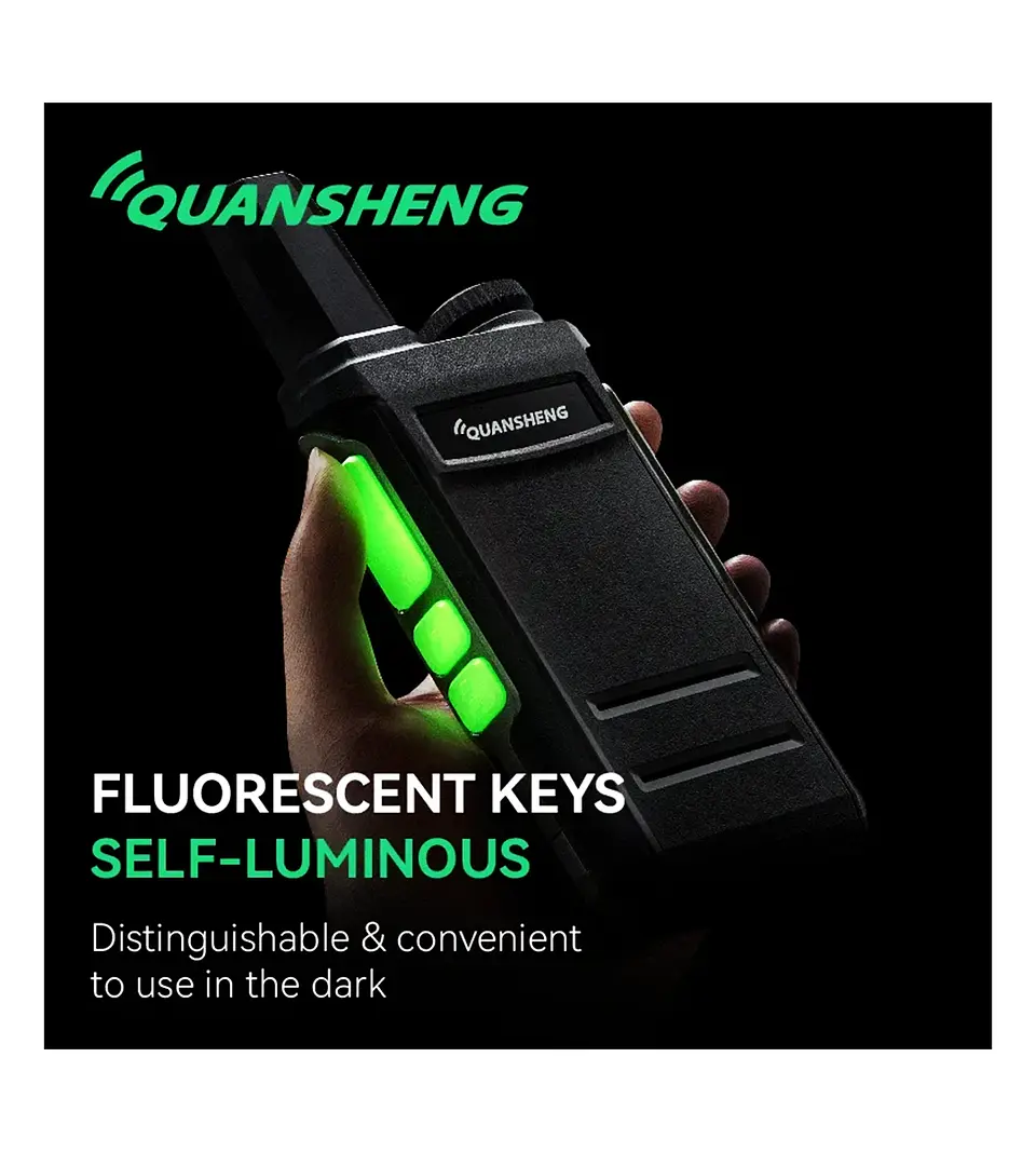 Pack Walkie Talkie Quansheng TG-A1 UHF PMR x2 – Compactos para Uso Profesional 9