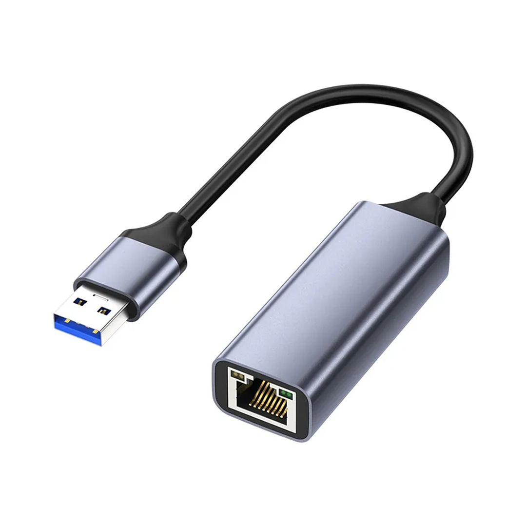 Adaptador USB 3.0 a Ethernet RJ45 1000Mbps para PC y Laptop 1