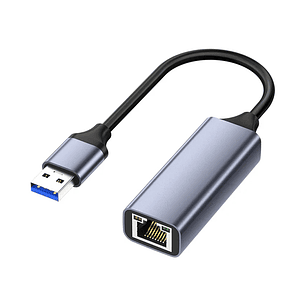 Adaptador USB 3.0 a Ethernet RJ45 1000Mbps para PC y Laptop