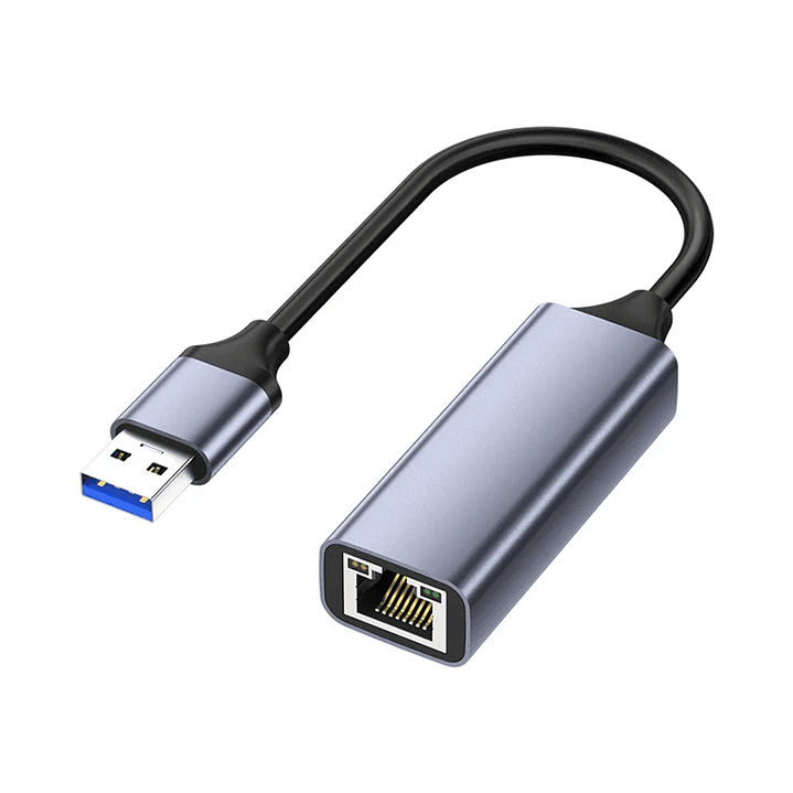 Adaptador USB 3.0 a Ethernet RJ45 1000Mbps para PC y Laptop 1