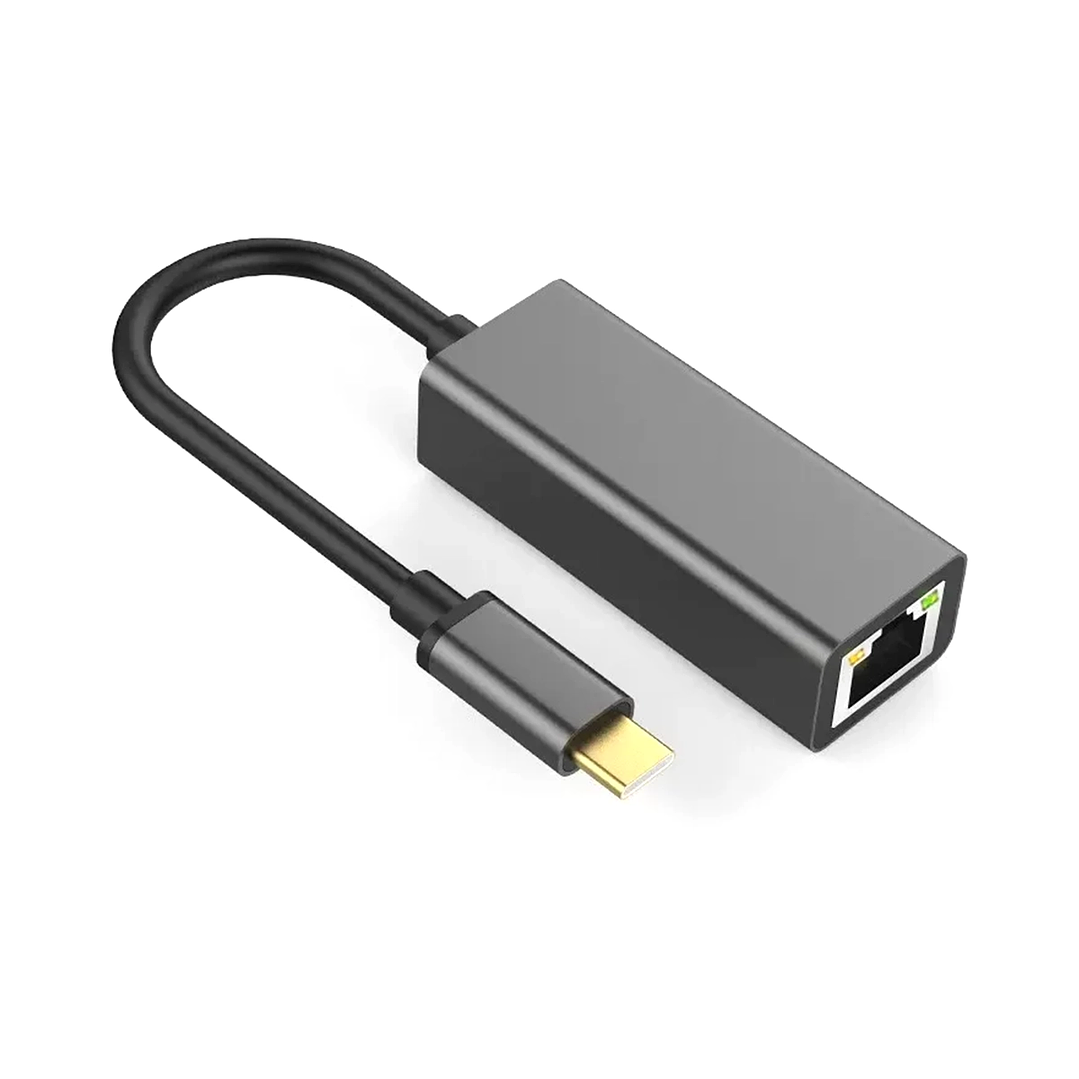 Adaptador USB-C 3.1 a Ethernet RJ45 1000Mbps para Red LAN en PC y Laptop 1