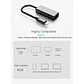 Adaptador USB-C 3.1 a Ethernet RJ45 1000Mbps para Red LAN en PC y Laptop - Miniatura 5