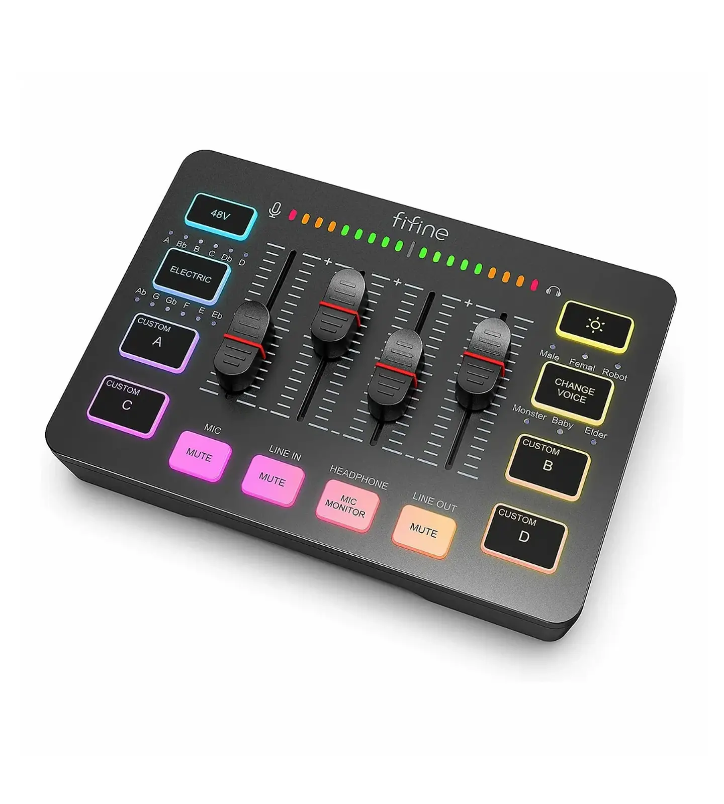 Fifine Sc3 Xlr Usb Mezcladora Podcast Streaming 2