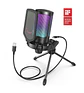 Micrófono Fifine A6V RGB USB para PC, Streaming, Juegos y Podcasts - Miniatura 2
