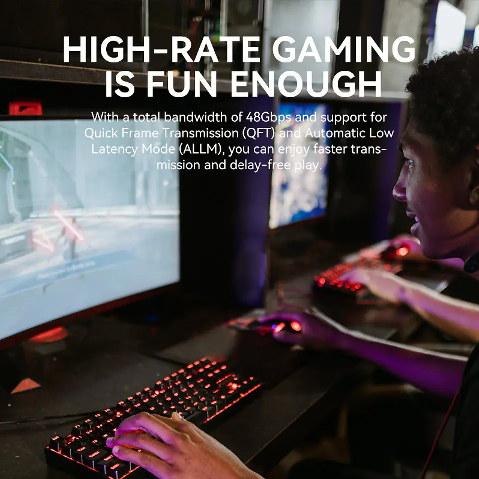 Cable HDMI 2.1 Veggieg 8K 60Hz / 4K 120Hz / 2K 240Hz HDR+ Ultra HD 5