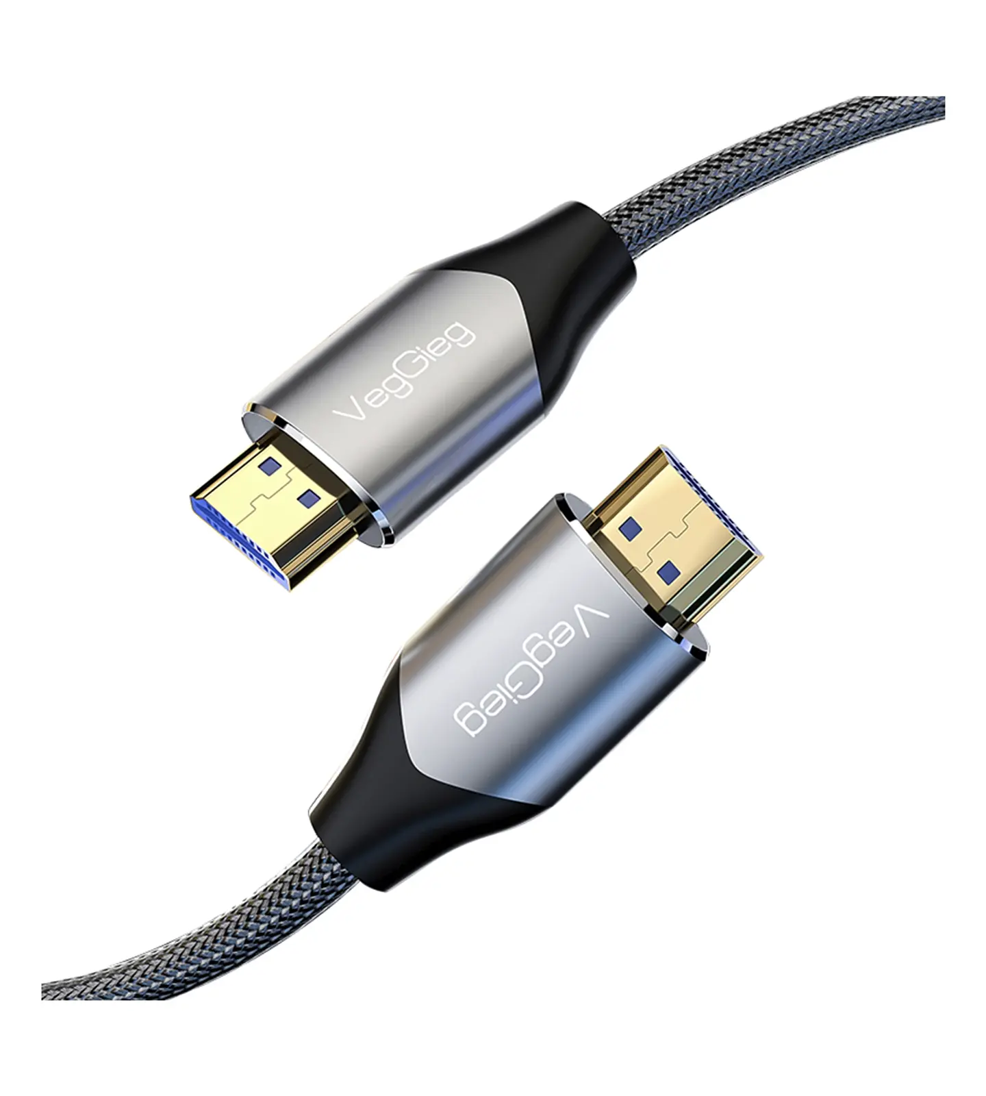 Cable HDMI 2.1 Veggieg 8K 60Hz / 4K 120Hz / 2K 240Hz HDR+ Ultra HD 1