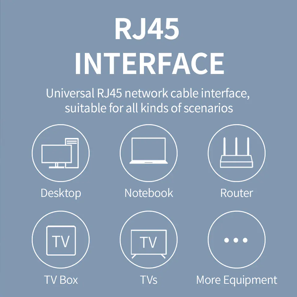 Cable de Red Ethernet CAT 8 RJ45 – Alta Velocidad 40Gbps / 2000MHz – Color Negro Premium (5m / 10m / 20m) 3