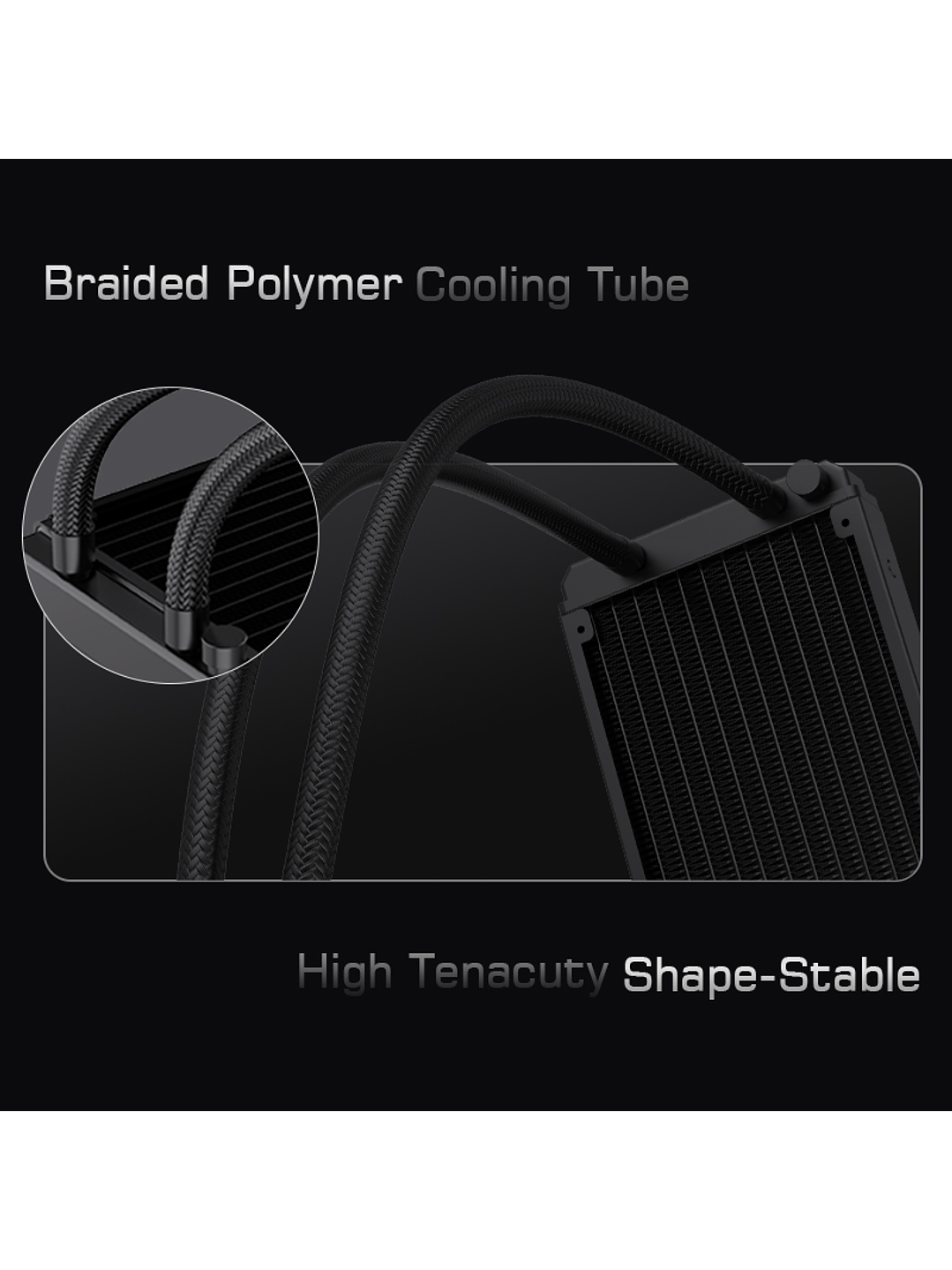 Refrigeración Líquida LovingCool  240mm con Pantalla Digital – ARGB | Blanco y Negro 4