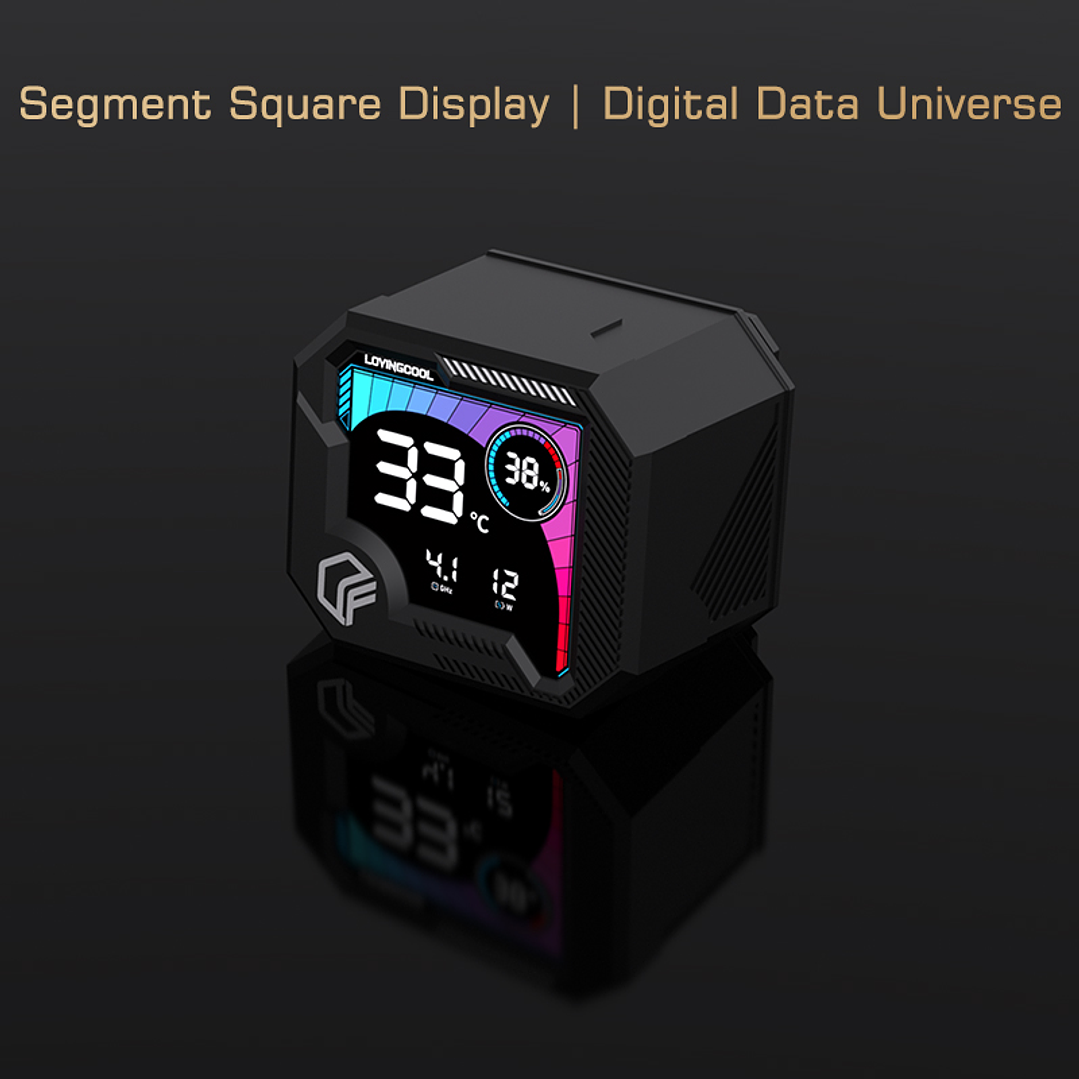 Refrigeración Líquida AIO  240mm con Pantalla Digital – ARGB | Blanco y Negro TDP 255w  7