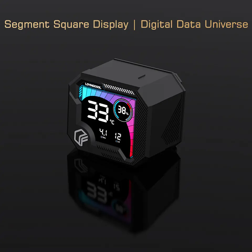 Refrigeración Líquida AIO  240mm con Pantalla Digital – ARGB | Blanco y Negro TDP 255w  7