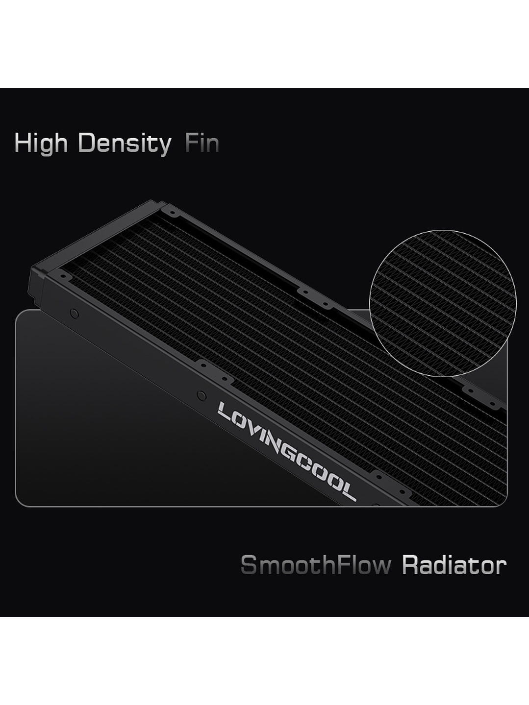 Refrigeración Líquida LovingCool  240mm con Pantalla Digital – ARGB | Blanco y Negro 10