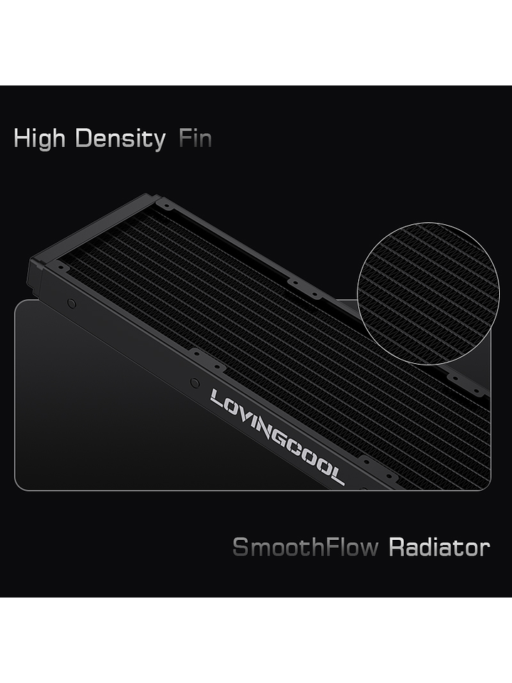 Refrigeración Líquida LovingCool  240mm con Pantalla Digital – ARGB | Blanco y Negro 10