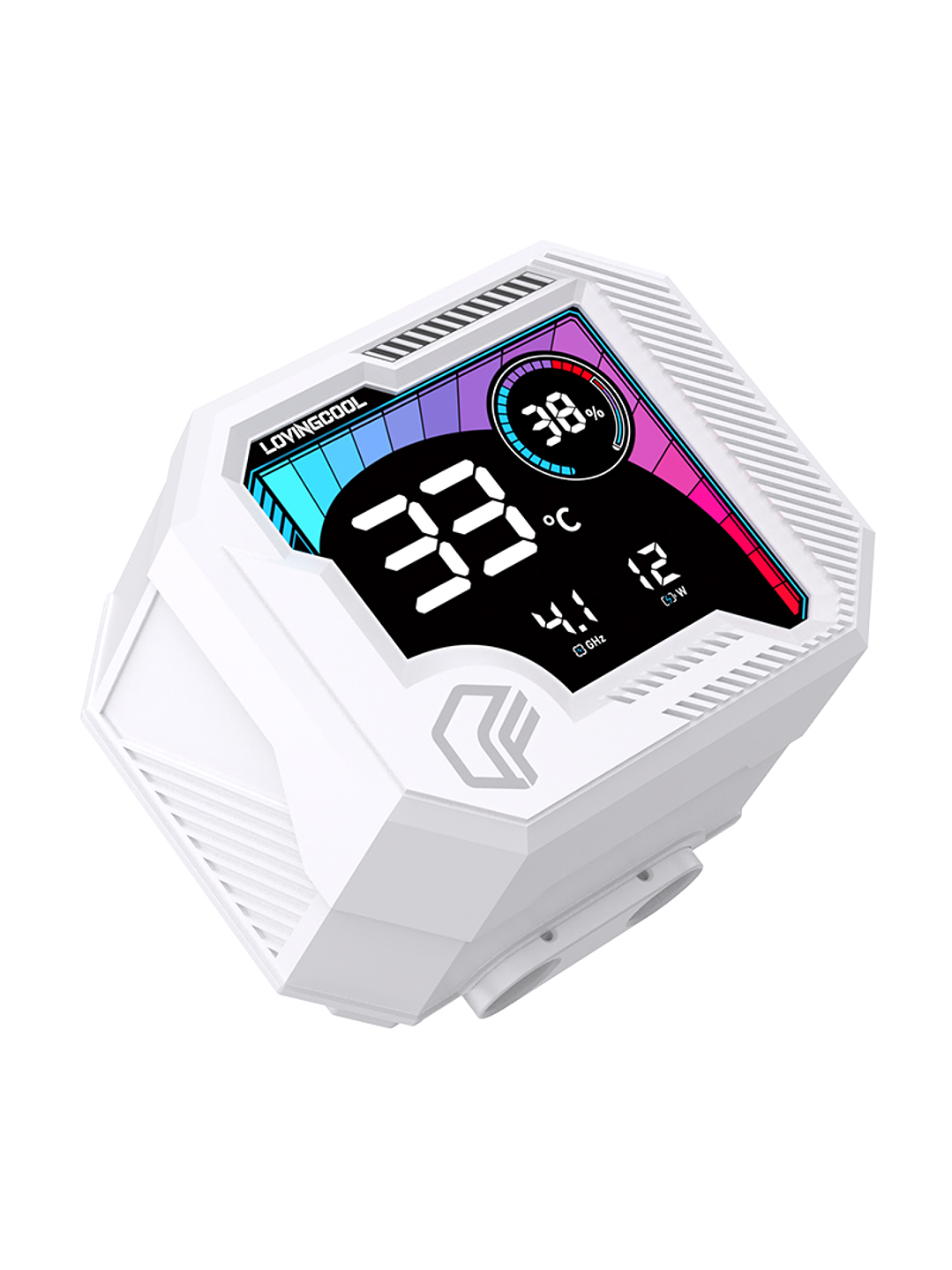 Refrigeración Líquida LovingCool  240mm con Pantalla Digital – ARGB | Blanco y Negro 11