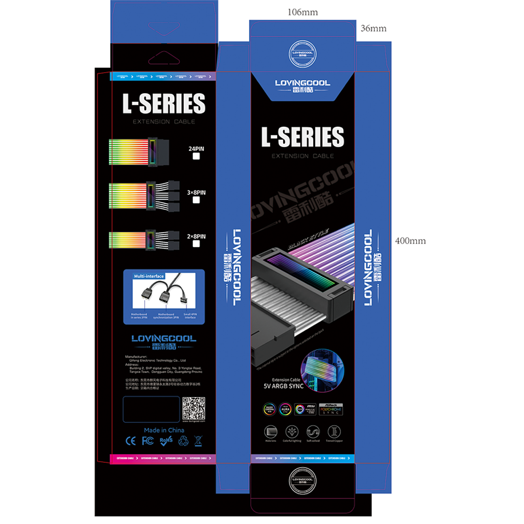  Cables de Alimentación para PC – 24PIN, 2×8PIN y 3×8PIN  Compatibles con GPU y Placa Base 8