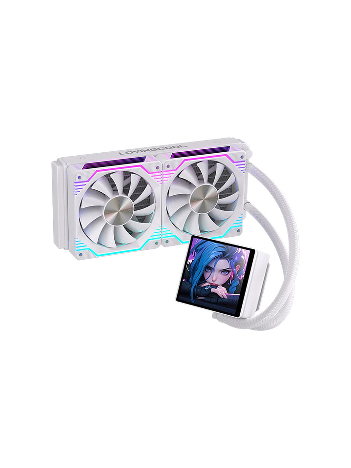  Refrigeración Líquida AIO 240mm con Pantalla Digital 3.5