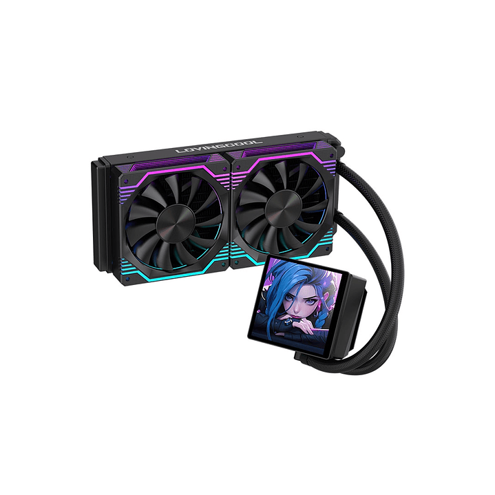  Refrigeración Líquida AIO 240mm con Pantalla Digital 3.5