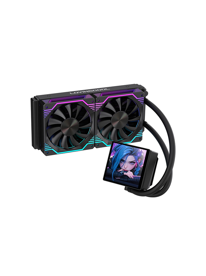  Refrigeración Líquida AIO 240mm con Pantalla Digital 3.5