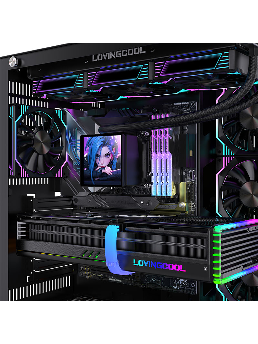  Refrigeración Líquida AIO 240mm con Pantalla Digital 3.5