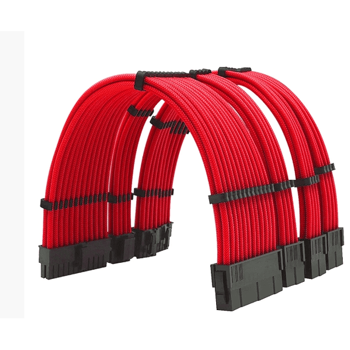 cables de Alimentación Premium para PC – Cubierta Trenzada  Alta Durabilidad y Compatibilidad 3