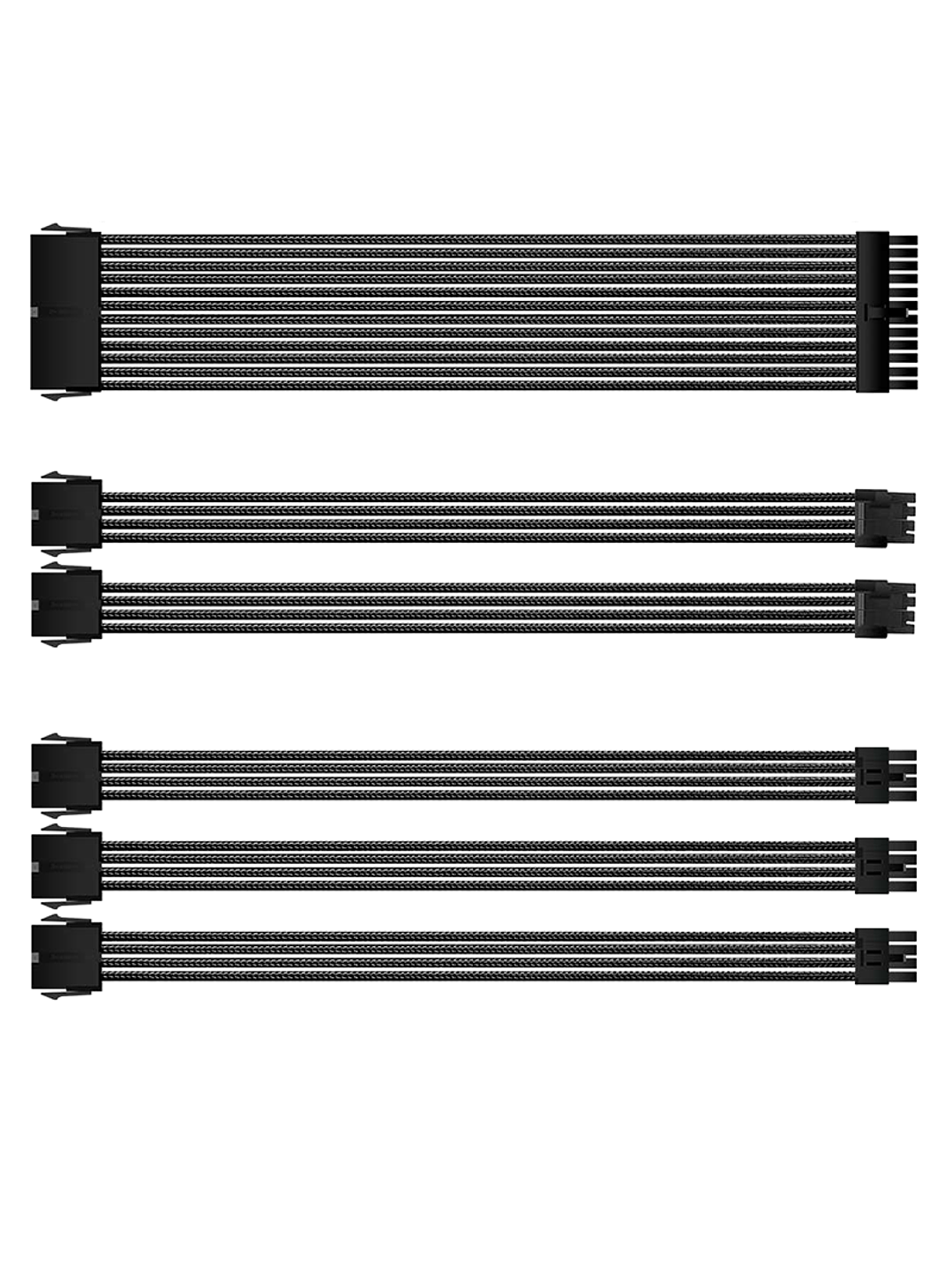 cables de Alimentación Premium para PC – Cubierta Trenzada  Alta Durabilidad y Compatibilidad 4