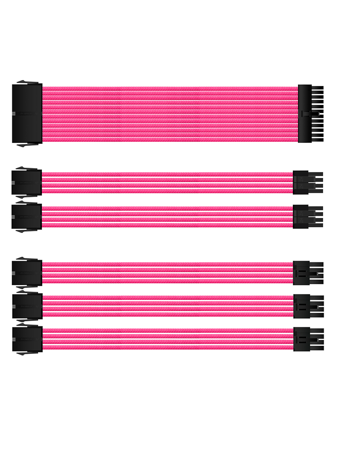 cables de Alimentación Premium para PC – Cubierta Trenzada  Alta Durabilidad y Compatibilidad 5