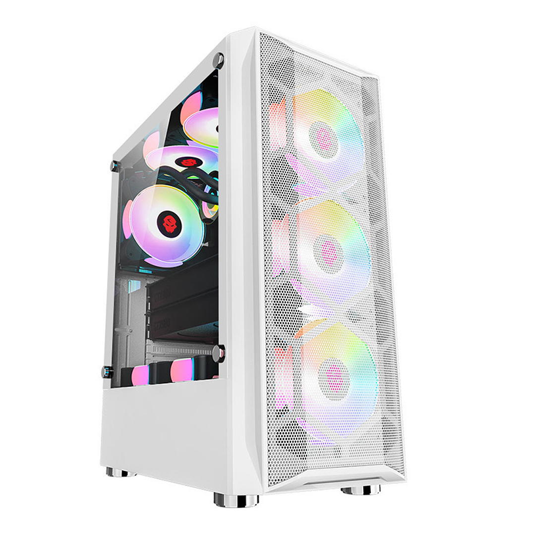 Gabinete Gamer Rgb Atx, Vidrio Templado, Usb 3.0 Max 8 Fans + ventilador de regalo 120 mm 1