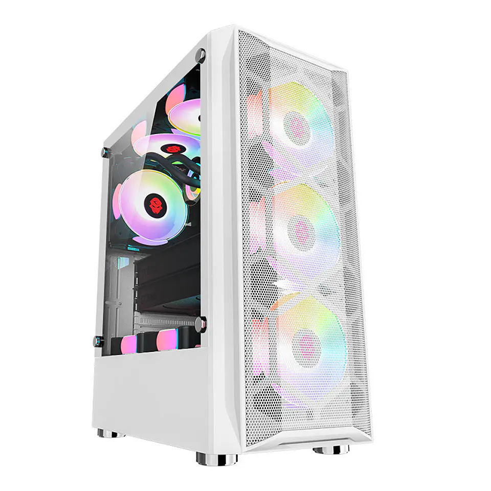 Gabinete Gamer Rgb Atx, Vidrio Templado, Usb 3.0 Max 8 Fans + ventilador de regalo 120 mm 1