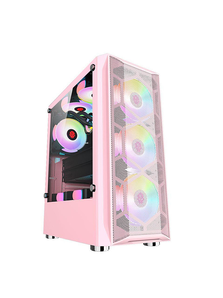 Gabinete Gamer Rgb Atx, Vidrio Templado, Usb 3.0 Max 8 Fans 2