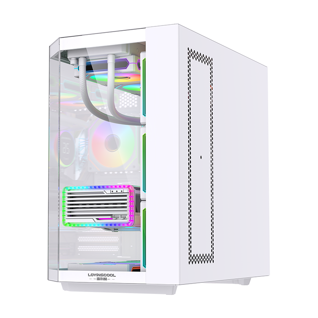 Gabinete Gamer Mid-tower Atx Rgb Vidrio Templado Max 10 Fan 3