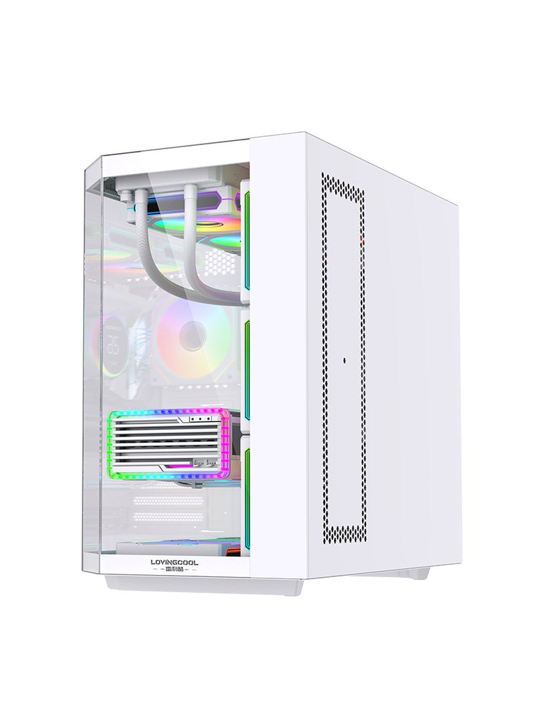 Gabinete Gamer Mid-tower Atx Rgb Vidrio Templado Max 10 Fan 3