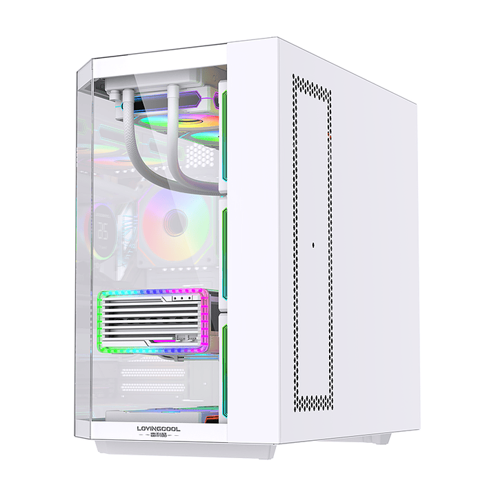 Gabinete Gamer Mid-tower Atx Rgb Vidrio Templado Max 10 Fan 3