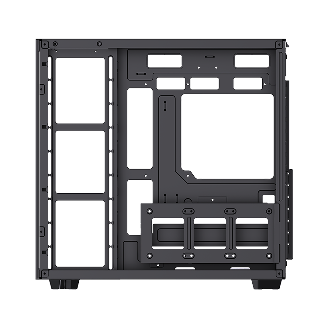 Gabinete Gamer Mid-tower Atx Rgb Vidrio Templado Max 10 Fan 12