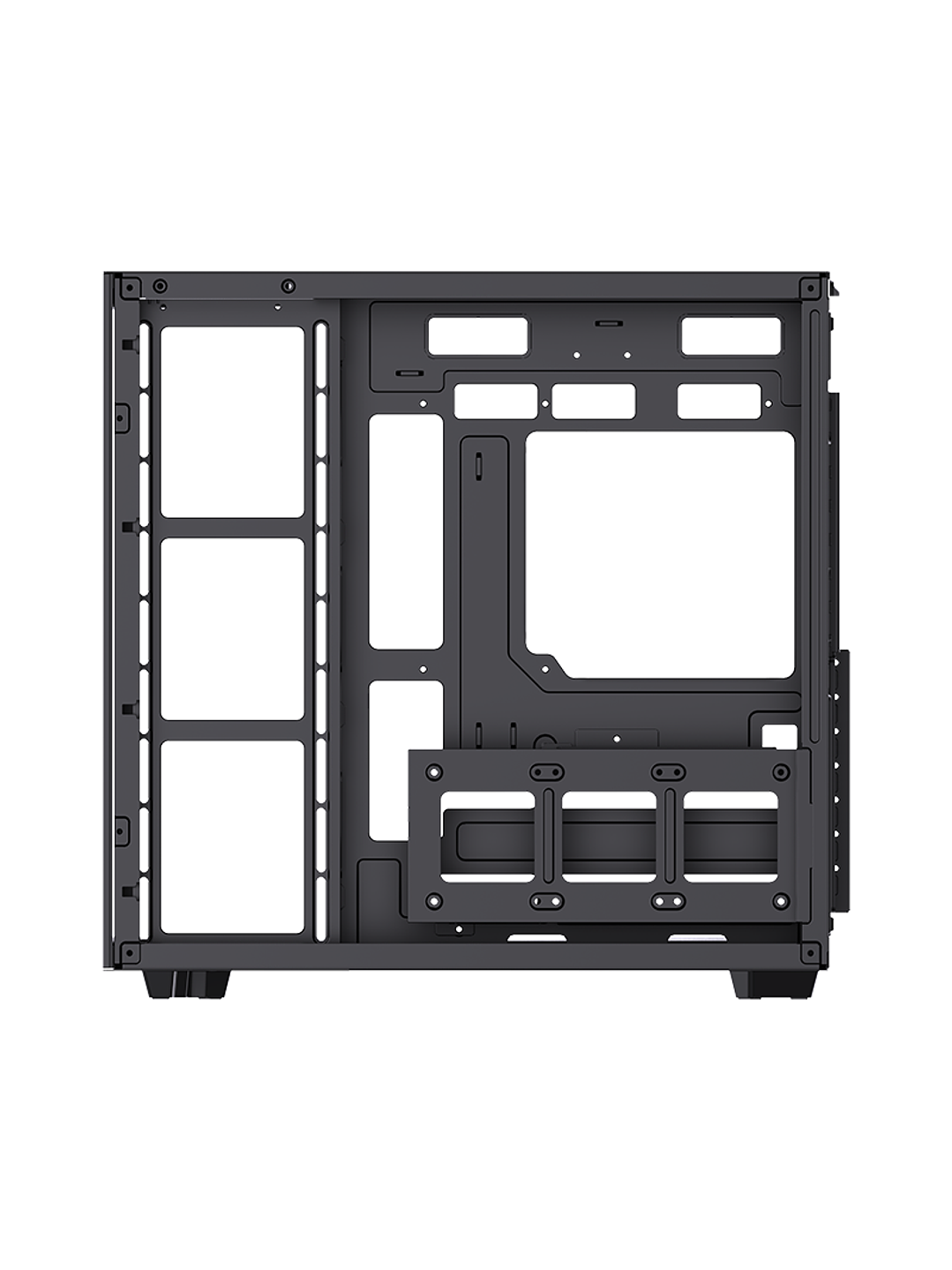 Gabinete Gamer Mid-tower Atx Rgb Vidrio Templado Max 10 Fan 12