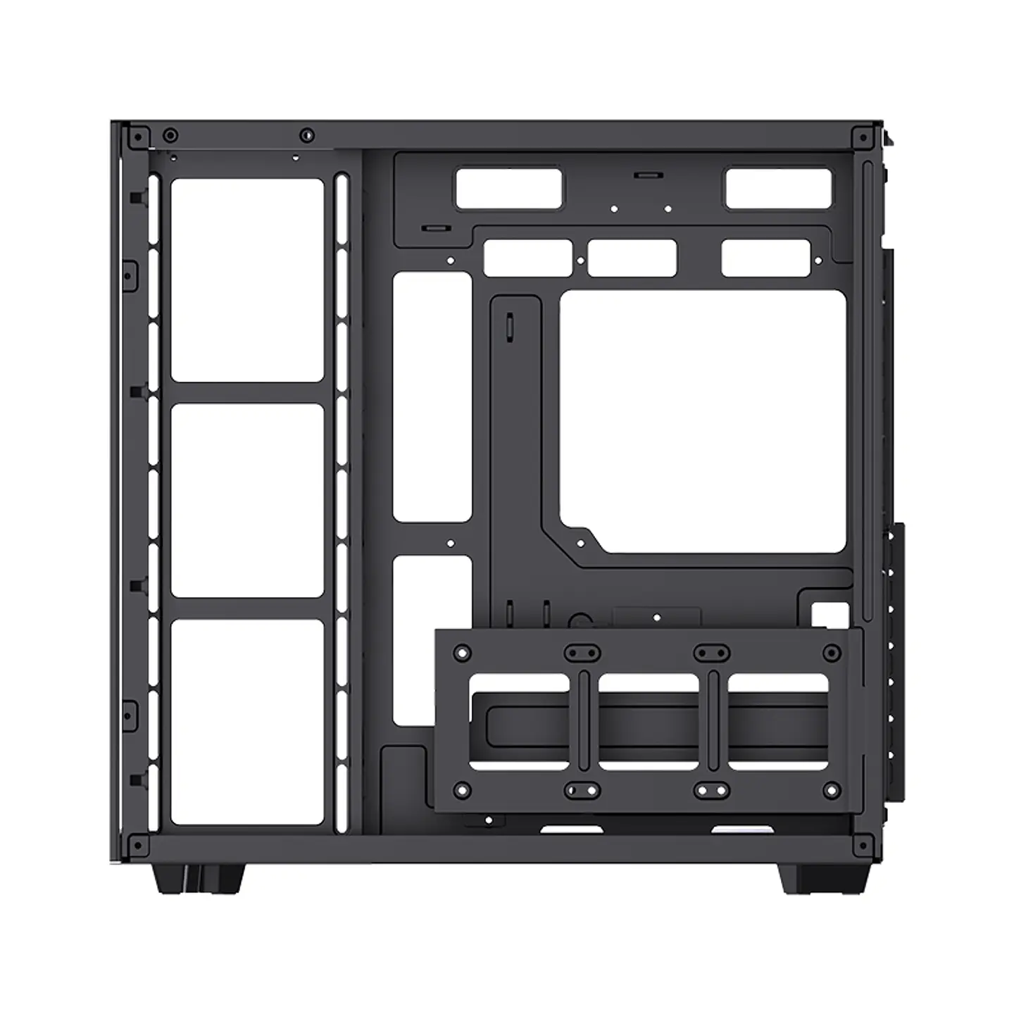 Gabinete Gamer Mid-tower Atx Rgb Vidrio Templado Max 10 Fan 12