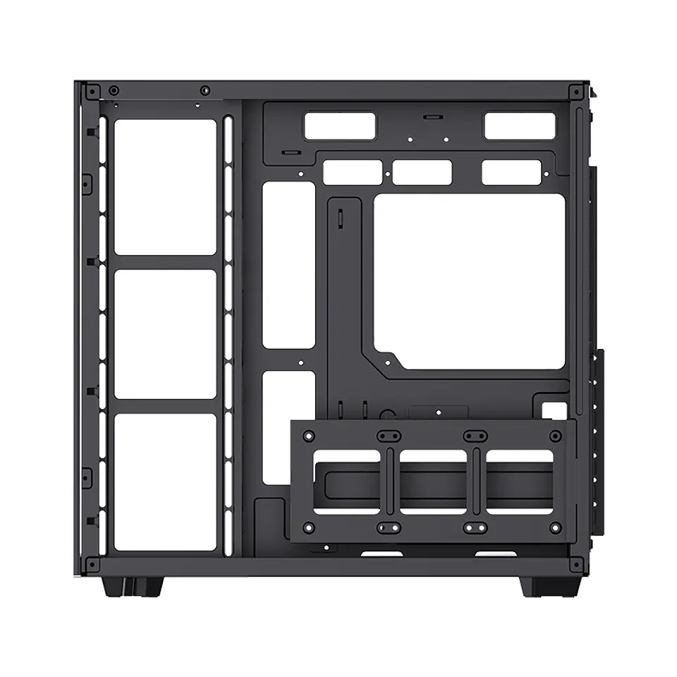 Gabinete Gamer Mid-tower Atx Rgb Vidrio Templado Max 10 Fan 12