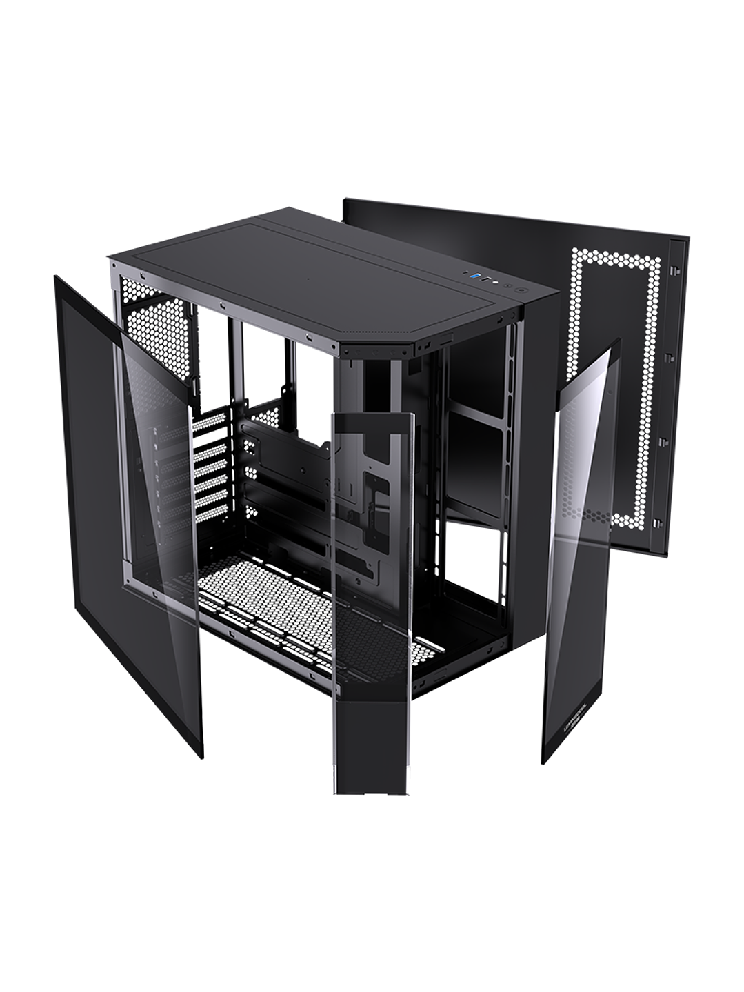 Gabinete Gamer Mid-tower Atx Rgb Vidrio Templado Max 10 Fan 17