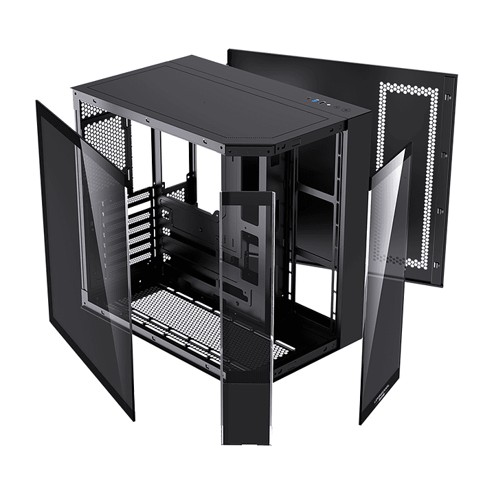 Gabinete Gamer Mid-tower Atx Rgb Vidrio Templado Max 10 Fan 17