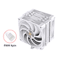 Enfriador CPU Lovingcool K4000 4 Heatpipes + Ventilador PWM 120mm Silencioso - Miniatura 3
