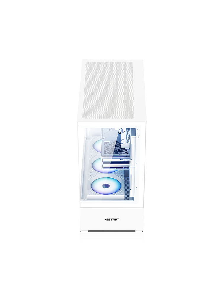 Gabinete Coreforce Lc Air Atx Vidrio Templado, Usb Type-c Blanco 2