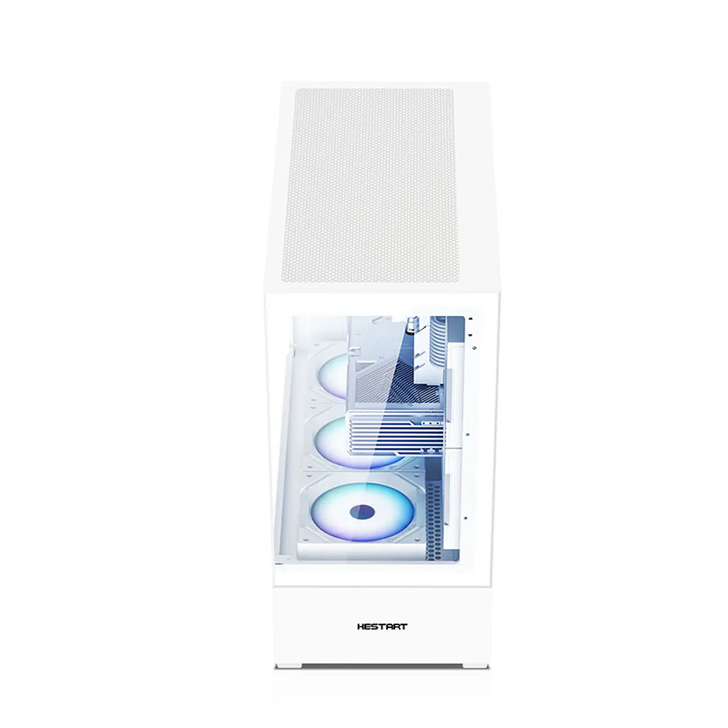 Gabinete Coreforce Lc Air MAtx Vidrio Templado, Usb 3.0 + ventilador 120 mm Blanco 2