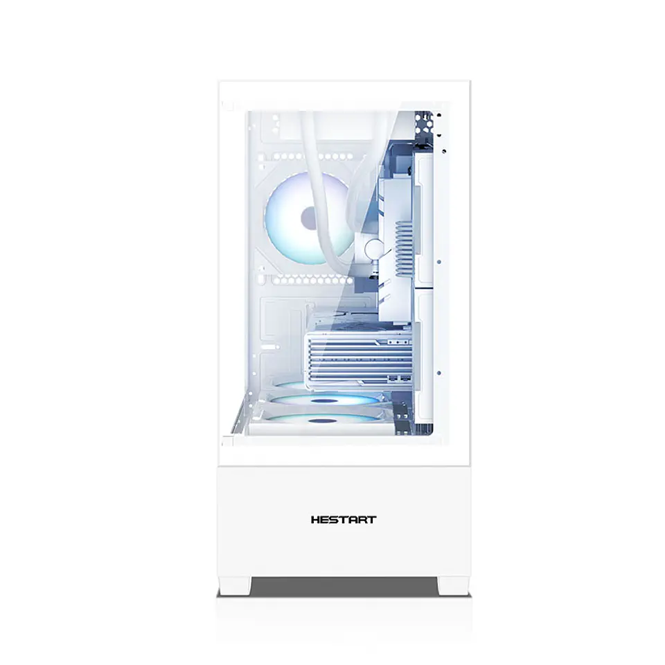 Gabinete Coreforce Lc Air MAtx Vidrio Templado, Usb 3.0 + ventilador 120 mm Blanco 4