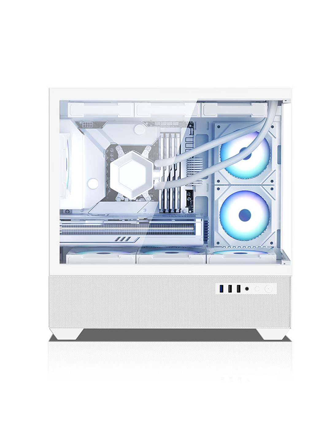 Gabinete Coreforce Lc Air Atx Vidrio Templado, Usb Type-c Blanco 9