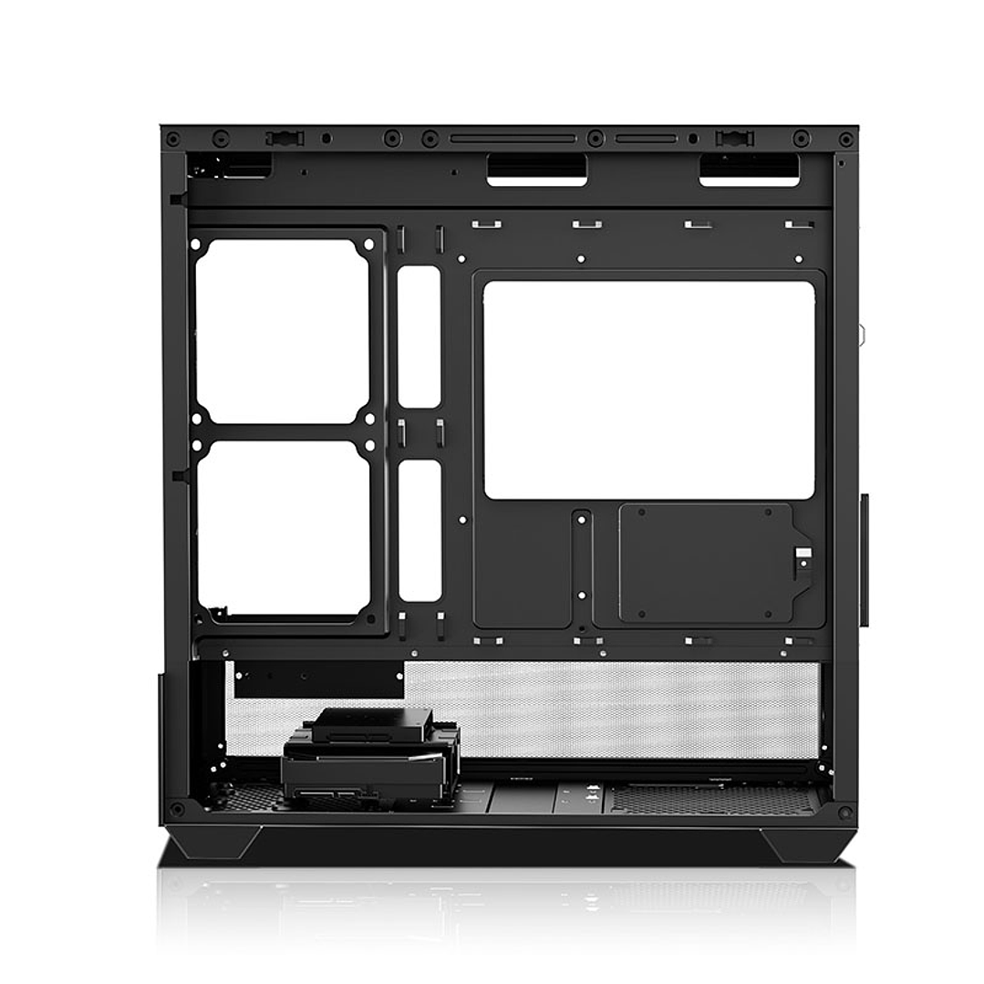 Gabinete Coreforce Lc Air M-Atx Vidrio Templado, Usb Type-c + ventilador de regalo 120 mm NEGRO 6