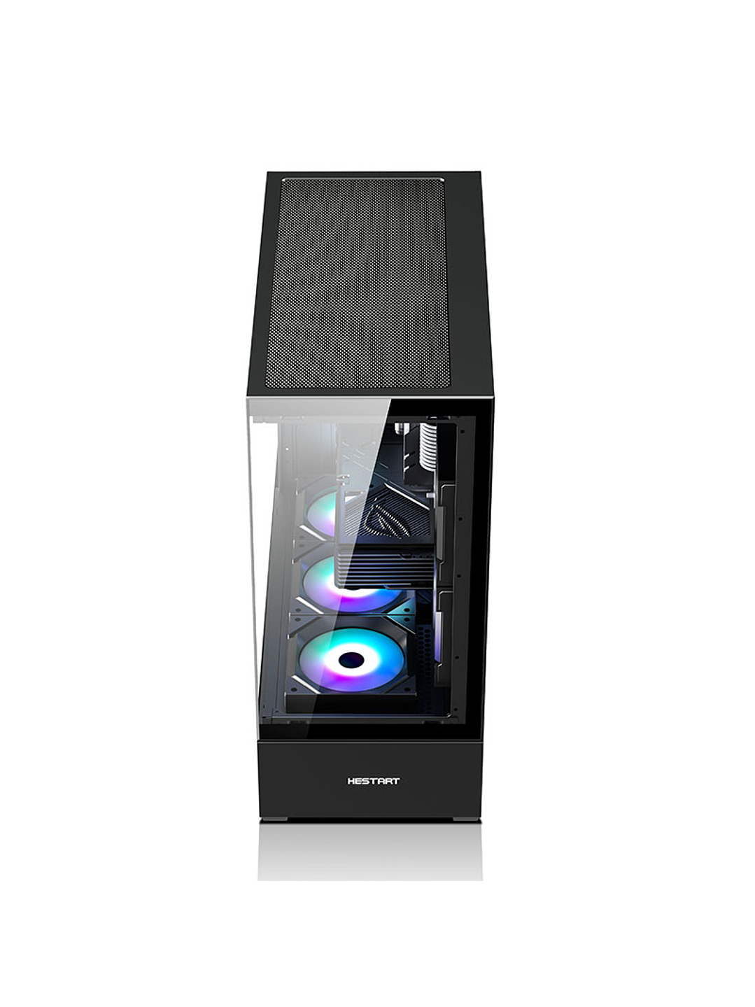 Gabinete Coreforce Lc Air M-Atx Vidrio Templado, Usb Type-c 9