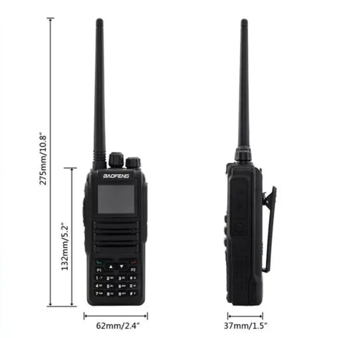 Baofeng DM 1701 DMR Análoga-Digital VHF-UHF 3