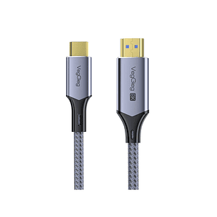 Cable USB-C a HDMI HDTV M/M 8K 60Hz  – Conexión de ultra alta definición con máxima resistencia