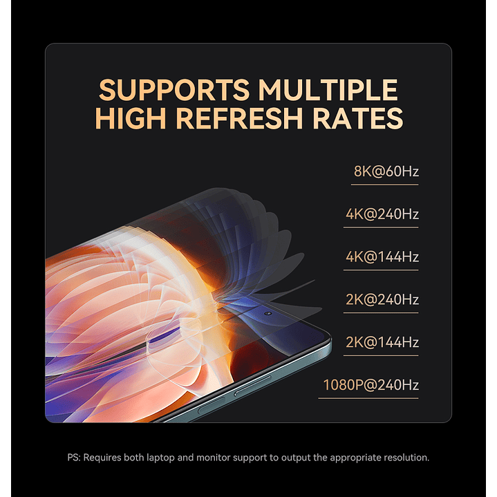 Cable USB-C a HDMI HDTV M/M 8K 60Hz  – Conexión de ultra alta definición con máxima resistencia 2