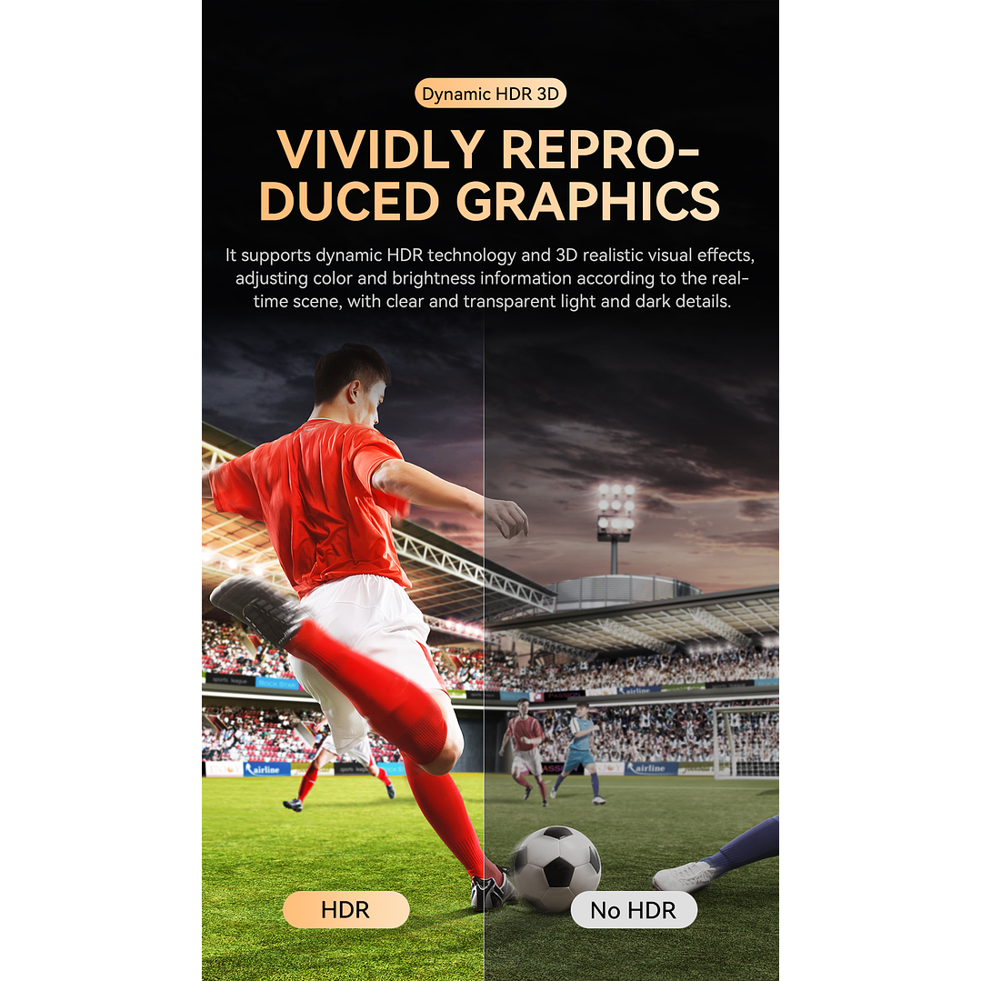 Cable USB-C a HDMI HDTV M/M 8K 60Hz  – Conexión de ultra alta definición con máxima resistencia 9