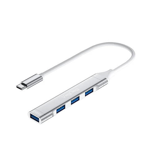Hub USB TIPO C 3.0 de 4 Puertos VegGieg – Rendimiento superior, diseño confiable 