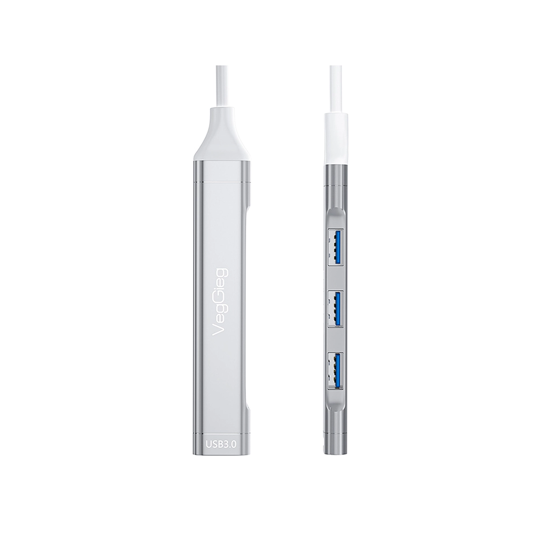 Hub USB TIPO C 3.0 de 4 Puertos VegGieg – Rendimiento superior, diseño confiable  2